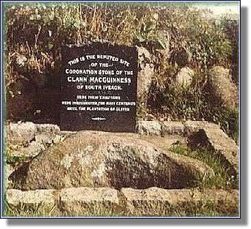 The Coronation Stone of the Magennises, Warrenpoint, County Down.